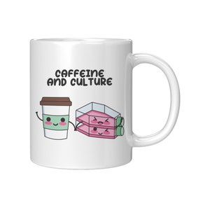 Cell culture mug for coffee lover, scientist, researcher, PhD student, grad school, lab tech, molecular biology art, laboratory gift for her