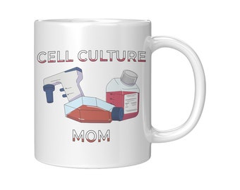 Mug de culture cellulaire pour maman, Stéministe, Cadeaux scientifiques pour femme, Cadeau de doctorat pour elle, Biologie moléculaire des cellules, Biochimie, Microbiologie, Immunologie