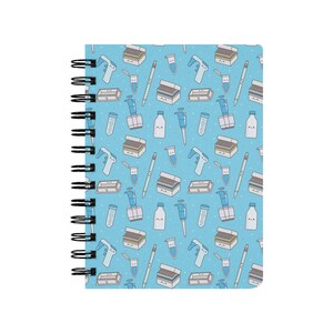 Pipette Notebook, Biology Major Gifts, Science Gift For Women, MLT, MLS, Clinical, Medical Lab, Scientist, STEM Teacher, Grad Student Gift