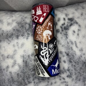 Vaso con purpurina de iconos de las eras de Swiftie imagen 4