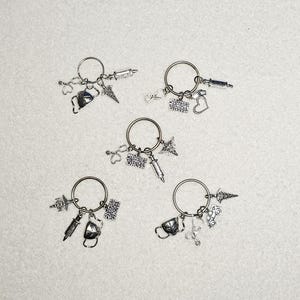 Medical Themed Charm Keychains