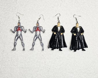 Superhero Inspired Toy Earrings