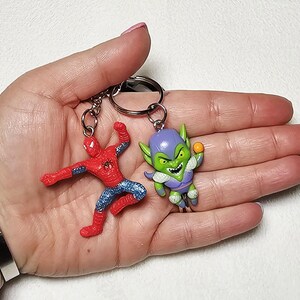 Spider-man Inspired Toy Keychains / Backpack Clip image 2