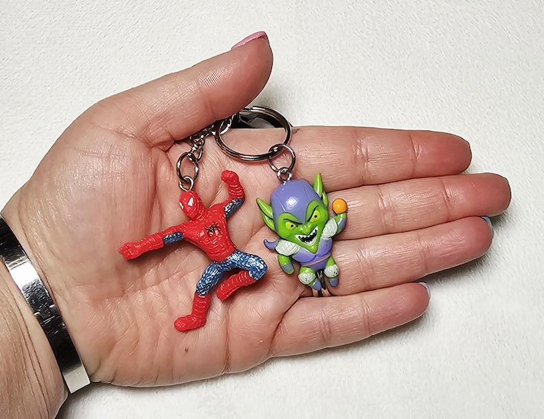 Spider-man Inspired Toy Keychains / Backpack Clip image 2
