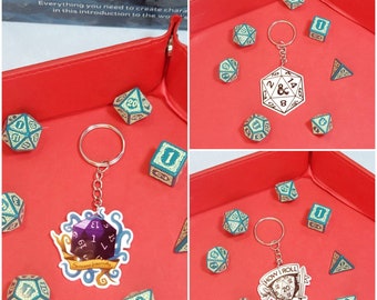 Dungeons And Dragons Inspired Keychains