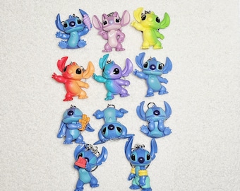 Stitch Inspired Toy Keychains And Necklaces
