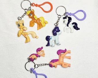 MLP Inspired Toy Keychain / Backpack Clip