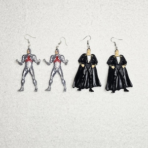 Superhero Inspired Toy Earrings