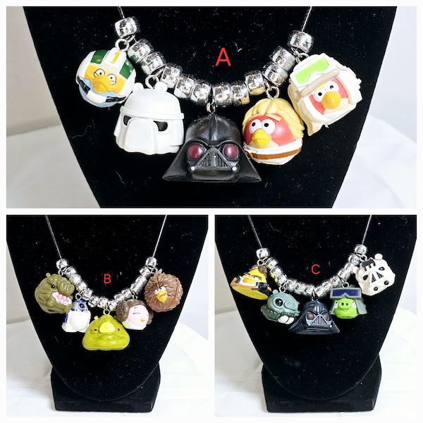 Angry Birds Star Wars Inspired Toy Necklaces