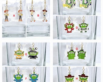 Toy Story Inspired Charm Earrings