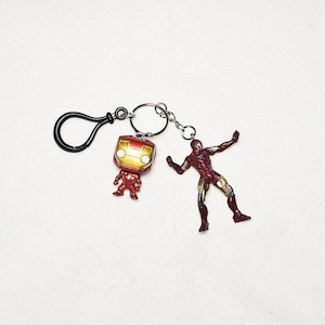 Iron Man Inspired Toy Keychains / Backpack Clip image 1