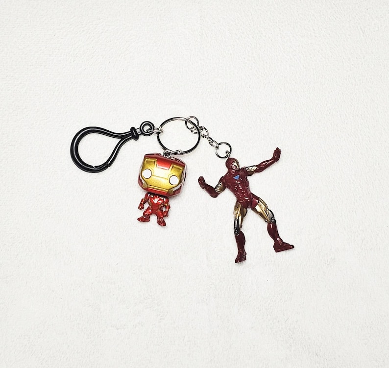 Iron Man Inspired Toy Keychains / Backpack Clip image 1