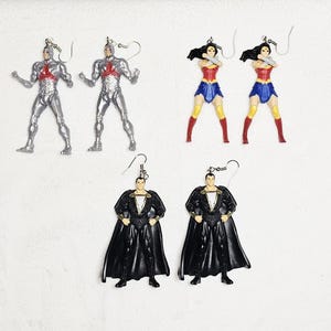 Superhero Inspired Toy Earrings