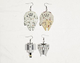 Star Wars Ships Inspired Toy Earrings