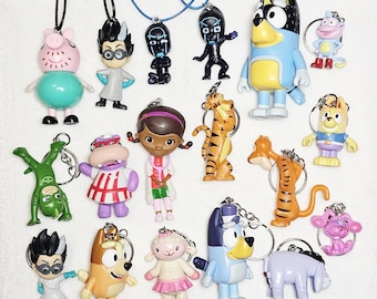 Preschool Inspired Toy Keychains And Necklaces