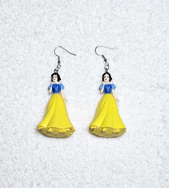 Snow White Inspired Toy Earrings