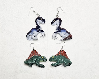 Dinosaur Toy Earrings
