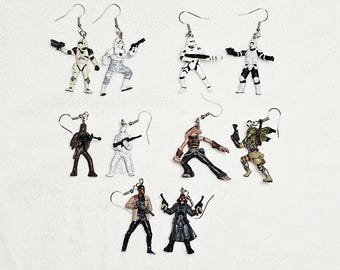 Star Wars Inspired Mini Toy Earrings