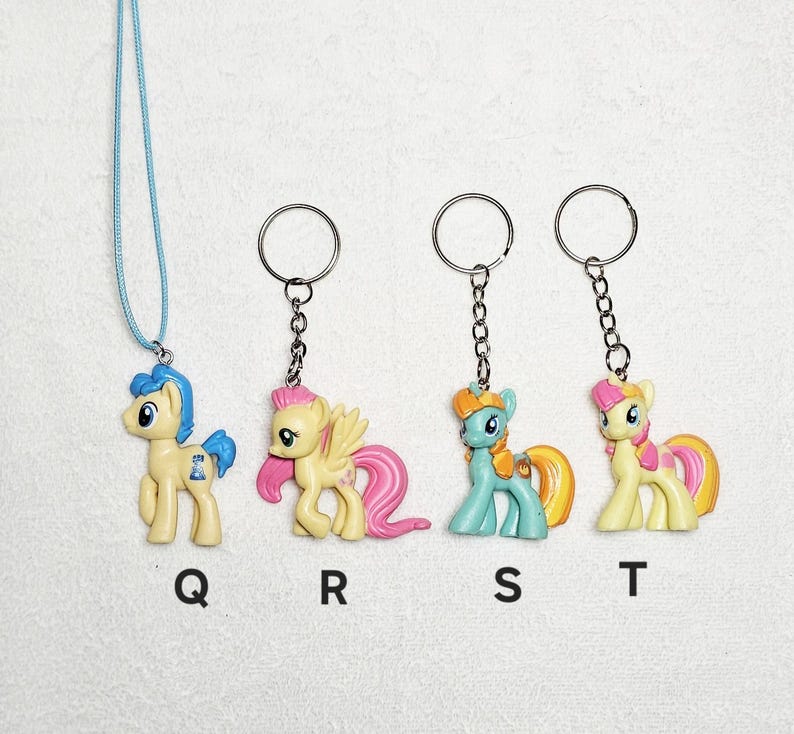 Mlp Key Rings MLP Character Inspired Toy Keychains and Necklaces - Etsy