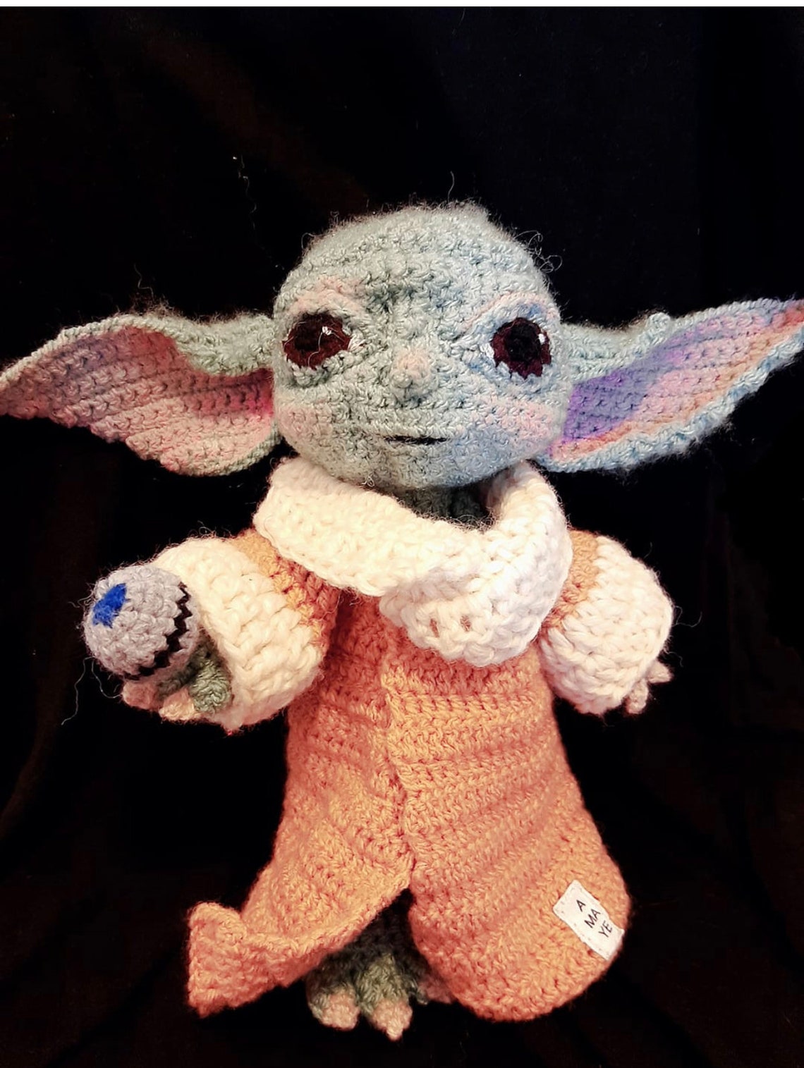 Baby Yoda Grogu From Star Wars Crochet Doll - Etsy UK