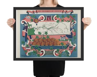 Posters "The Vineyards of France