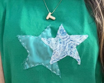 Sternen Patchwork Shirt