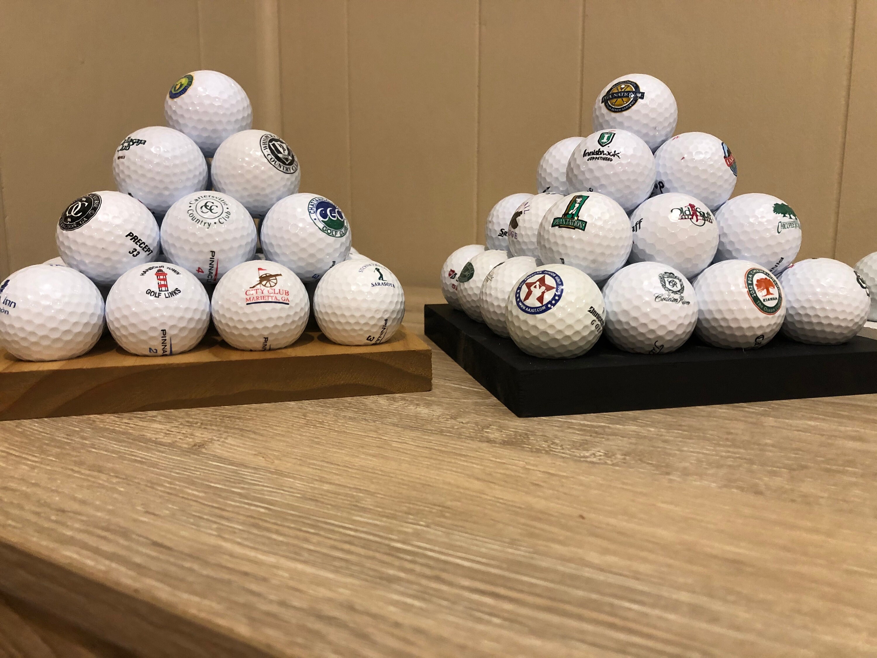 Golf Ball Display Pyramid Base Etsy
