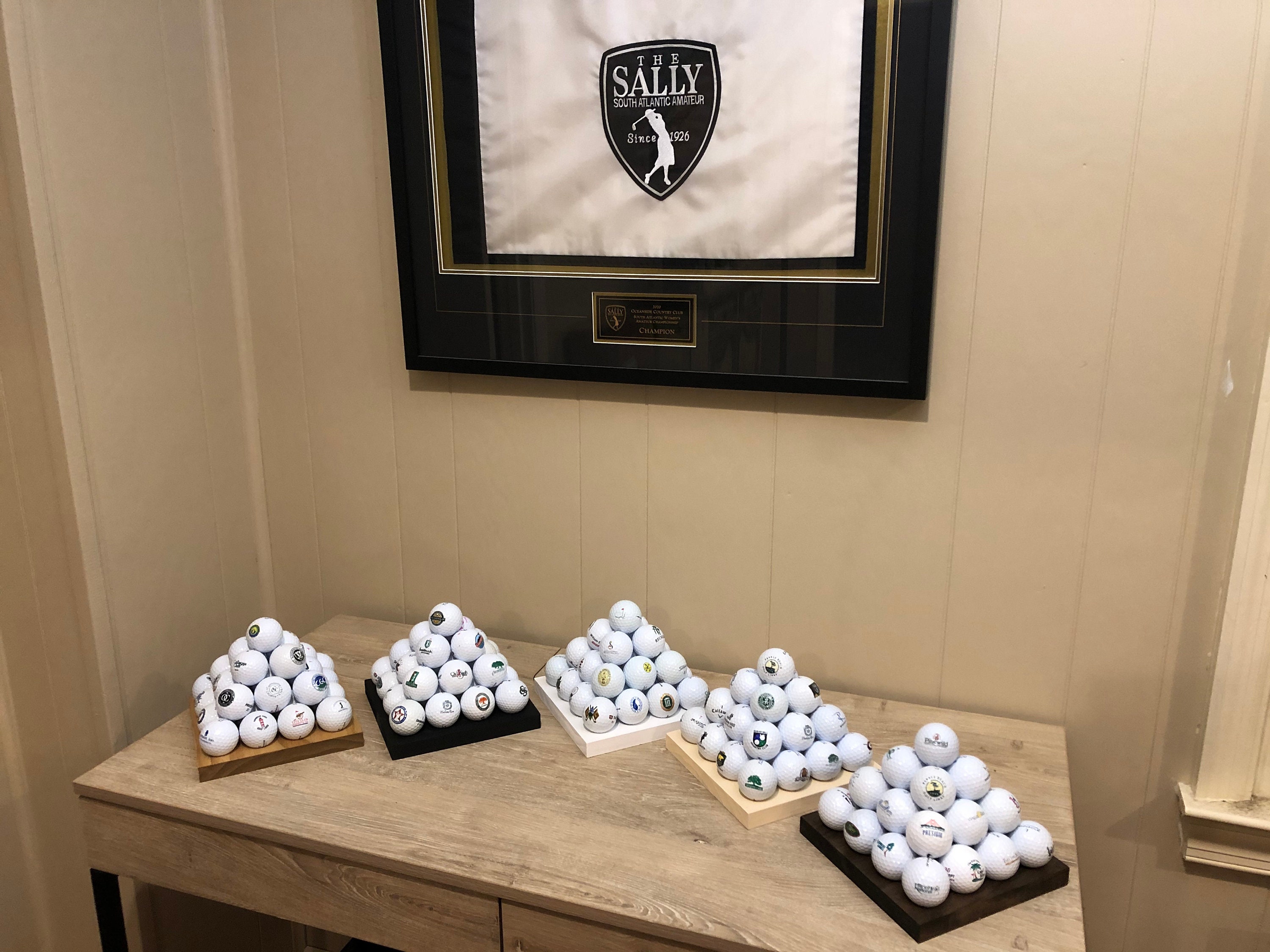 Golf Ball Display Pyramid base Etsy