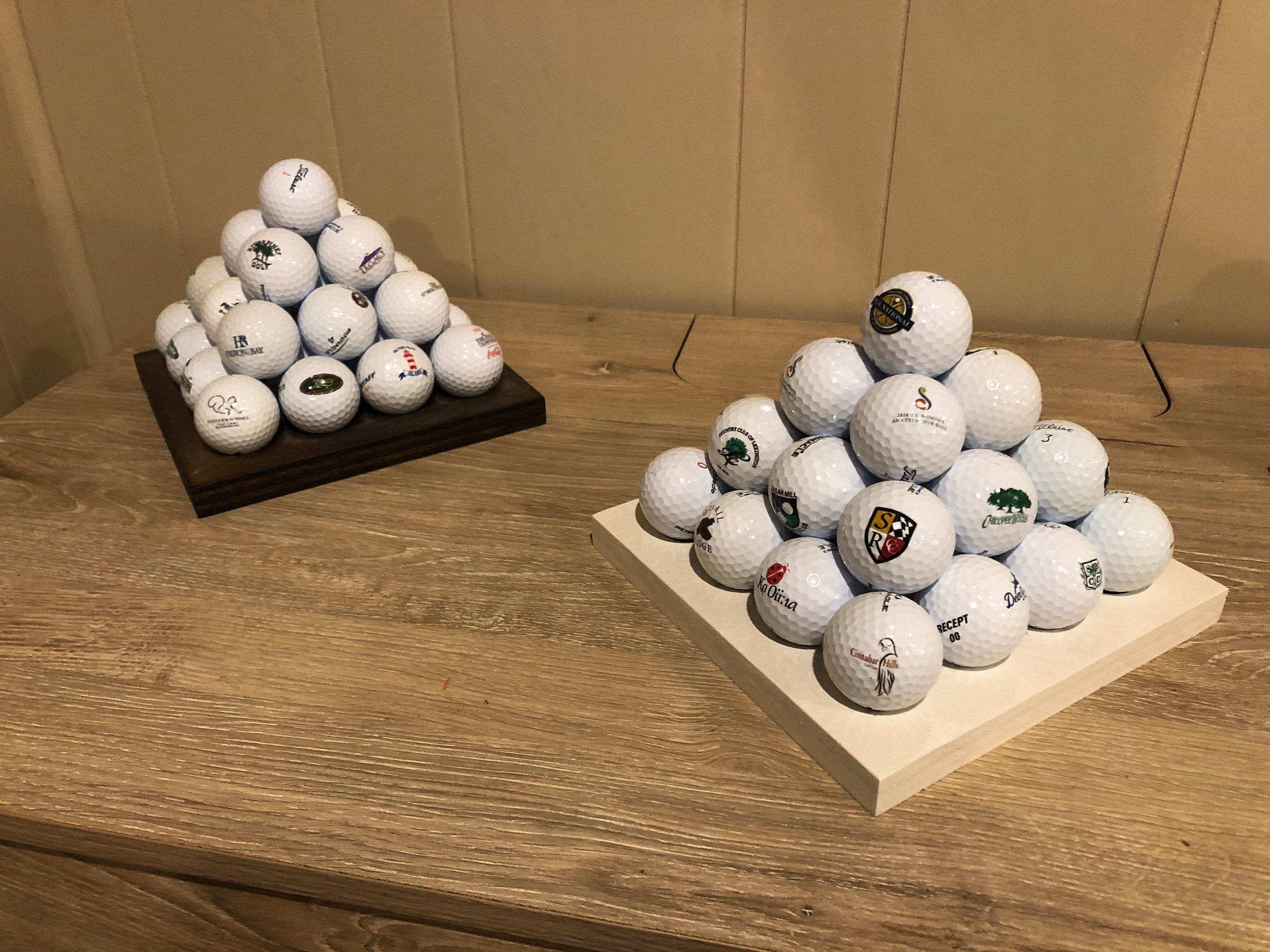 Golf Ball Display Pyramid base Etsy
