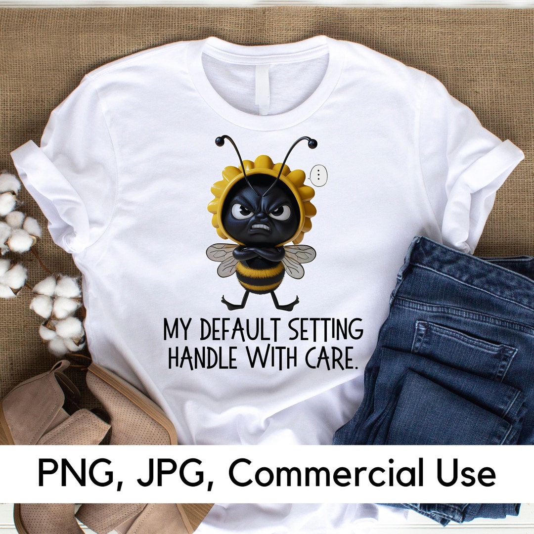 Grumpy Bee PNG File: Funny Animal Humor (digital Download) - Etsy