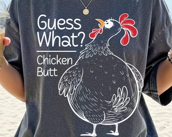 Diseño divertido de trasero de pollo: Cita divertida PNG SVG (Descarga digital)
