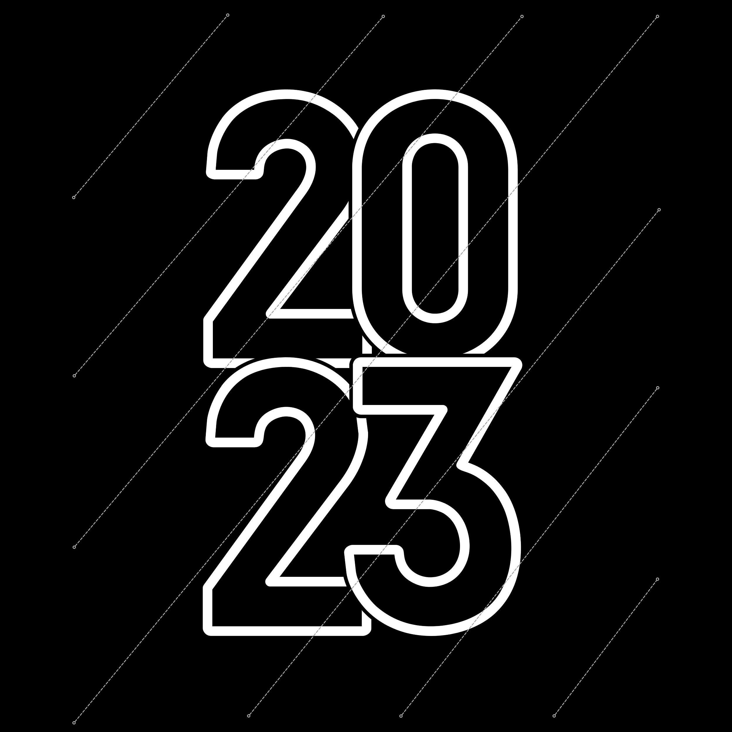 Number 2023 Svg 2023 Svg File PNG SVG 2023 Vector Number Etsy Canada