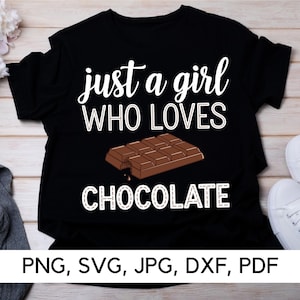 Funny Chocolate Quote SVG PNG: Chocolate Lover Gift (Digital Download)