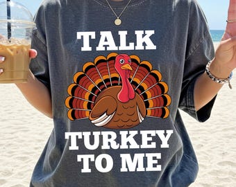 Sprich die Türkei mit mir: Lustiges Thanksgiving PNG SVG (Digital Download