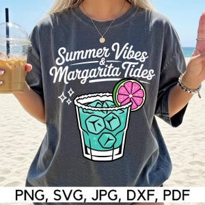 Bebida de verano, descarga instantánea, PNG, SVG, ambiente veraniego y margaritas, cóctel, viaje de chicas, ambiente playero, descarga digital