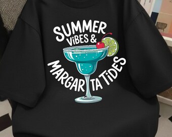 Beach Party SVG: Summer Margarita Cocktail Design (Digital Download)