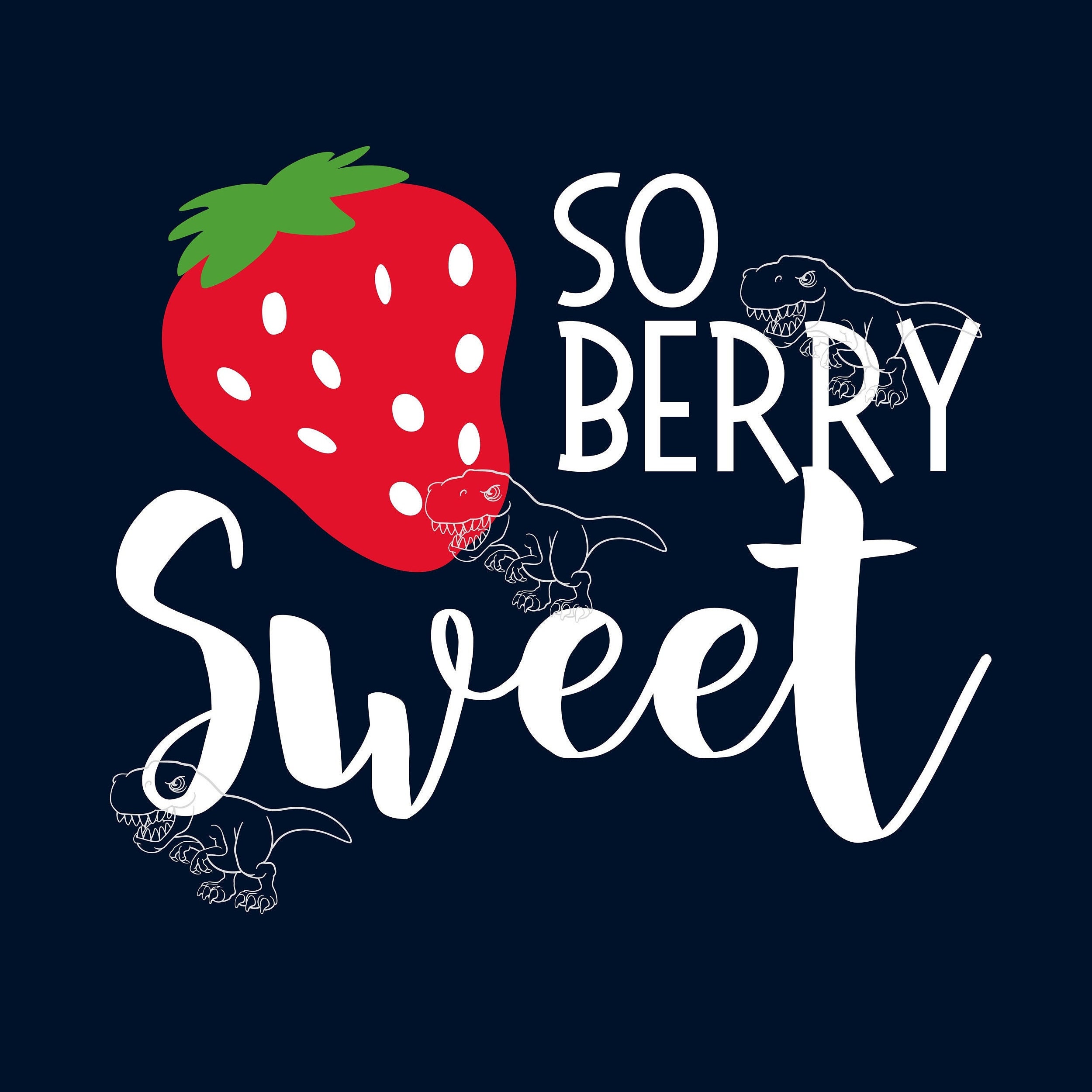 Download So Berry Sweet PNG SVG JPG Berry Sweet Erdbeere Png | Etsy