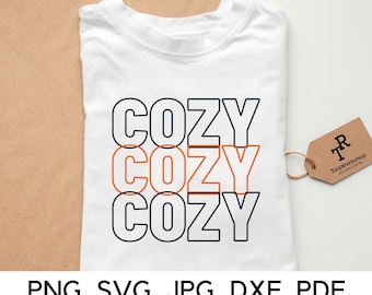 Cozy Day SVG PNG: Winter Vibes Design (Digital Download)