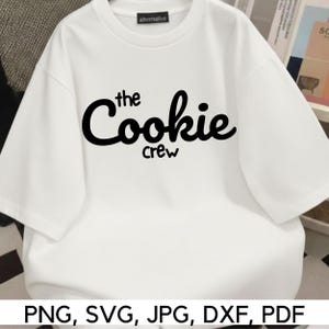 Cookie Crew SVG: Holiday Baking Design (Digital Download)