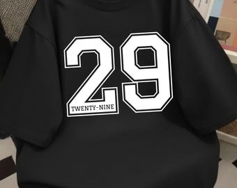 Number 29 SVG: Sport Birthday Anniversary Design (digital Download