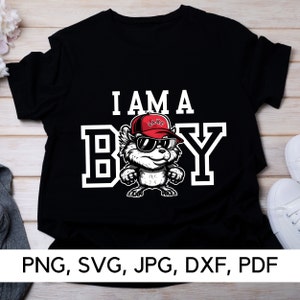 Je suis un fichier svg garçon, garçon, svg castor Cool, PNG, SVG, castor mignon, mascotte castor, Cool Boy, garçon mignon, téléchargement numérique