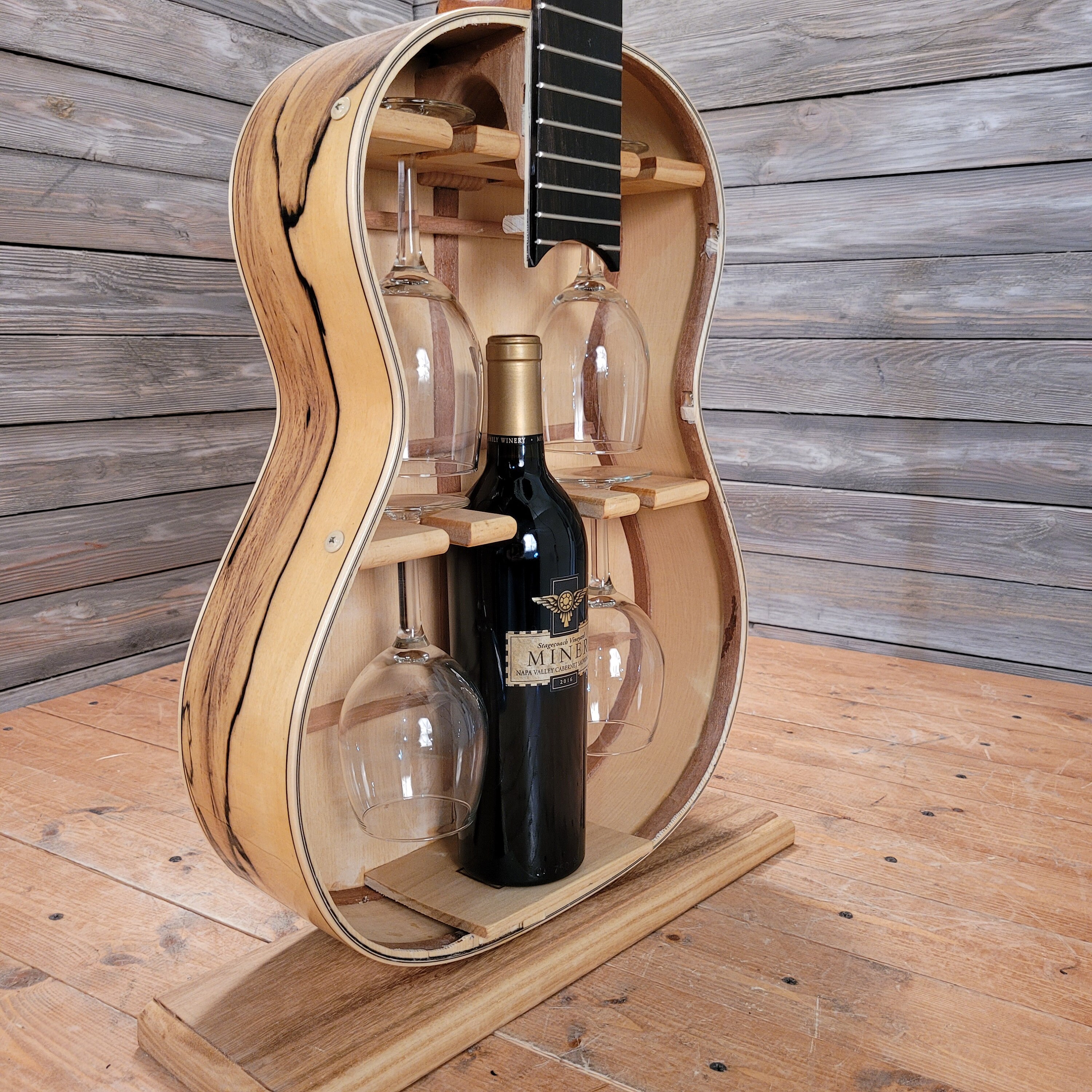 Guitar Wine Rack Etsy