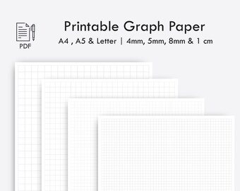 printable dot grid graph lined paper pdf download paper pdf etsy