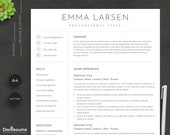 Resume Template, Professional Modern Resume Template, Word & Google Docs, Clean Modern Executive Resume Template 2021, CV Template