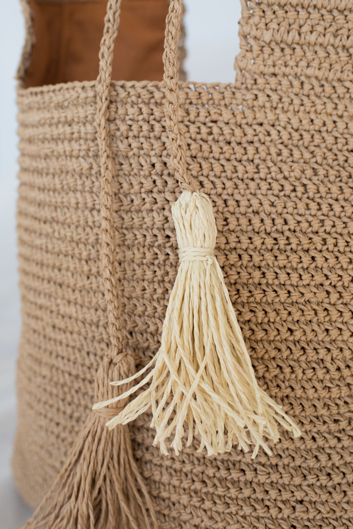 tote raffia
