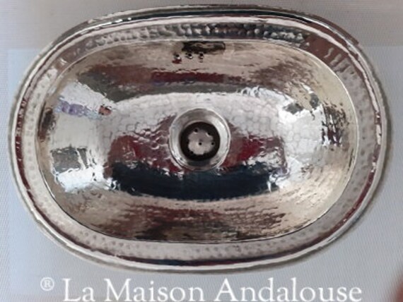 Vasque Maillechort Ovale
