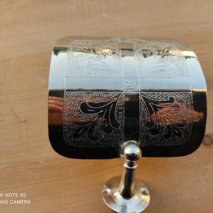 PORTA CARTA IGIENICA IN RAME MAROCCHINO