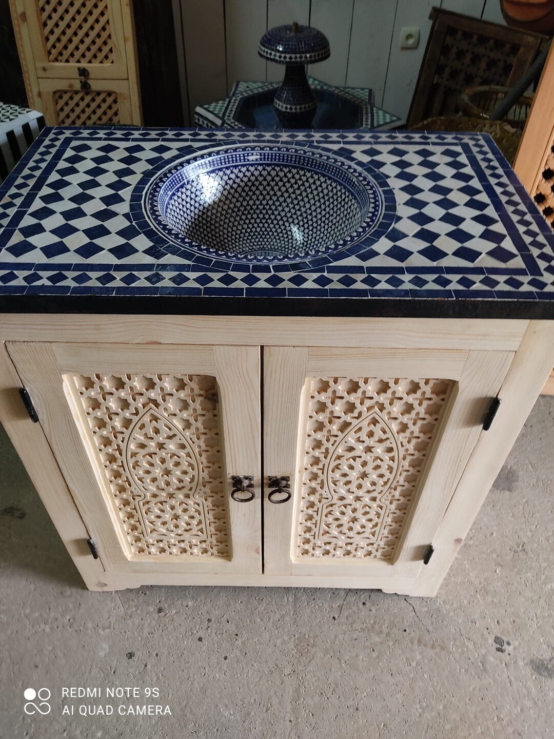 Moroccan BATHROOM FURNITURE in Solid Cedar Etsy