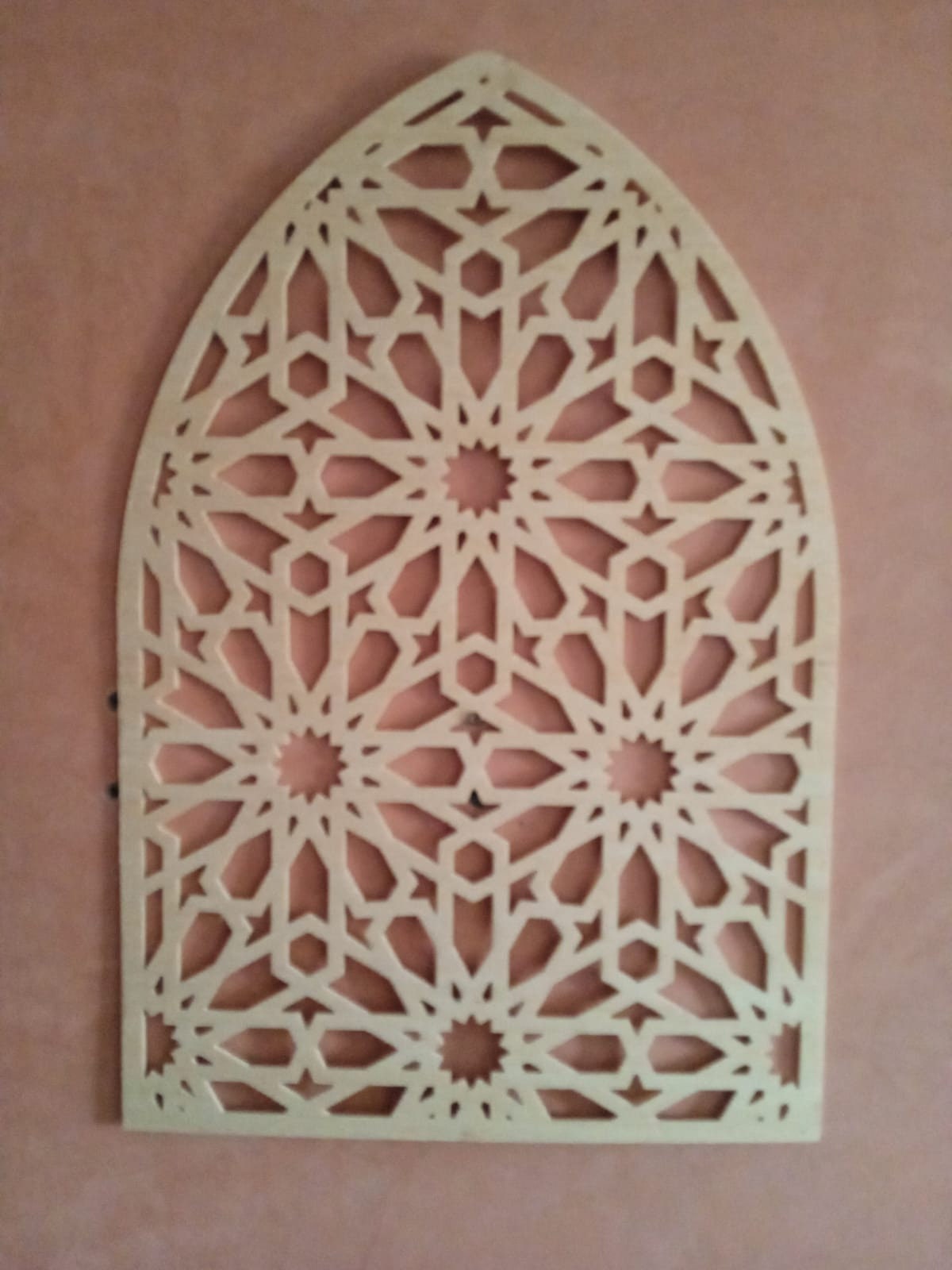 Marrakech Deco Mural en Bois 60x40cm