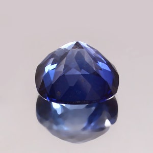 AAA Ceylon koningsblauwe saffier: 10 x 10 mm kussengeslepen edelsteen afbeelding 3